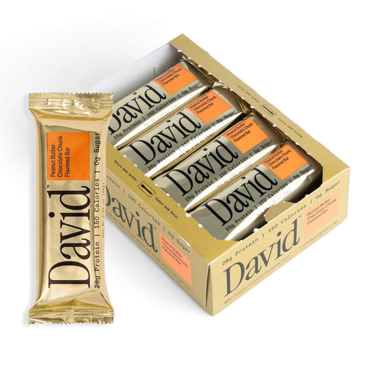 David High Protein Bars No Sugar Peanut Butter Chocolate