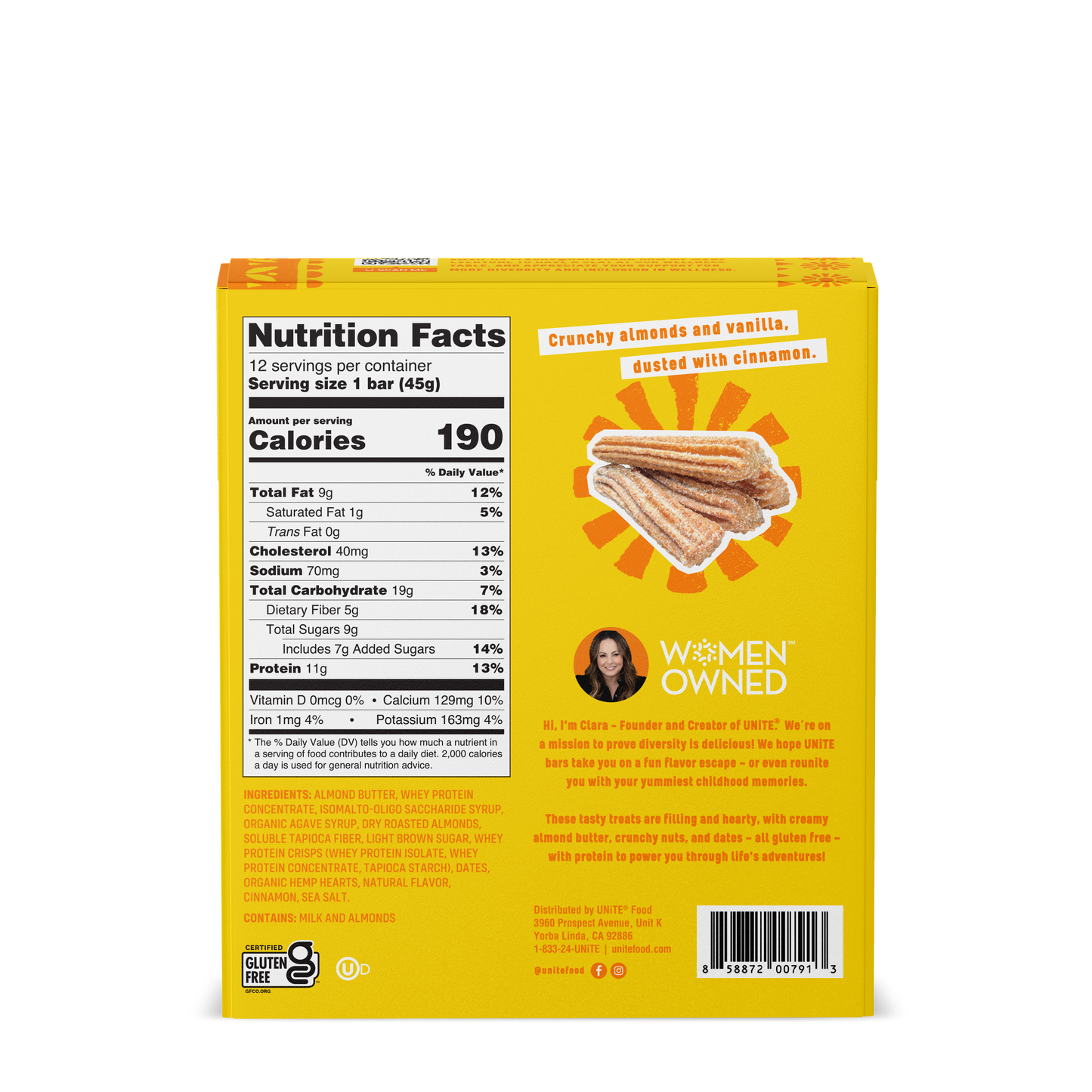 Churro Flavored Protein Bar