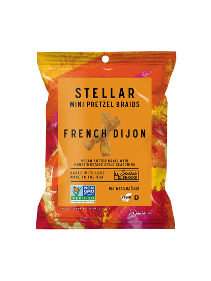 Stellar Pretzel Braids - French Dijon - 1.5oz