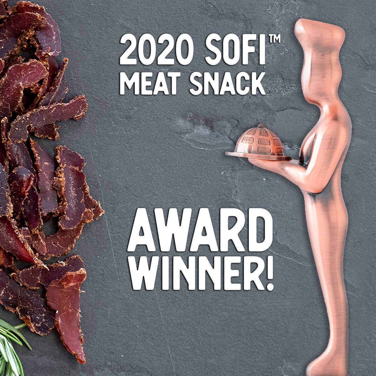 Rosemary Truffle Grass Fed Beef Biltong 2 oz